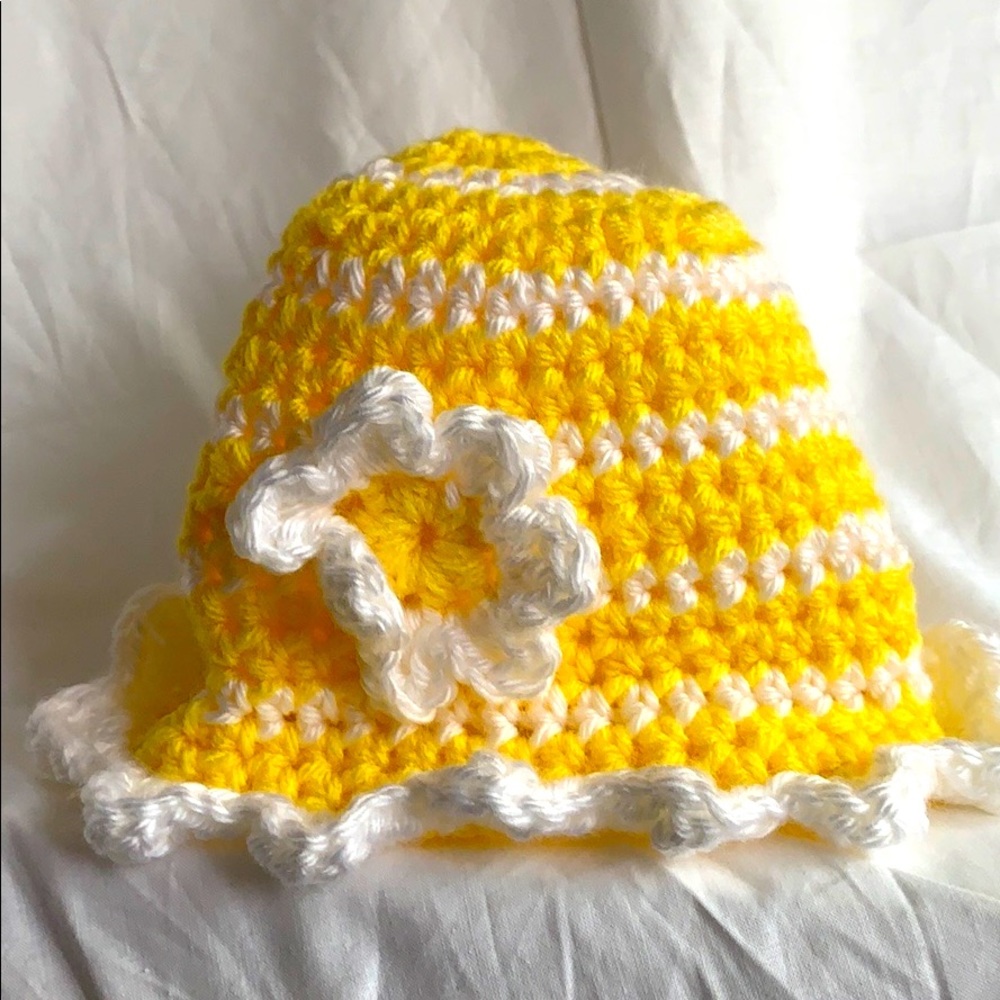 Baby girl crochet hat